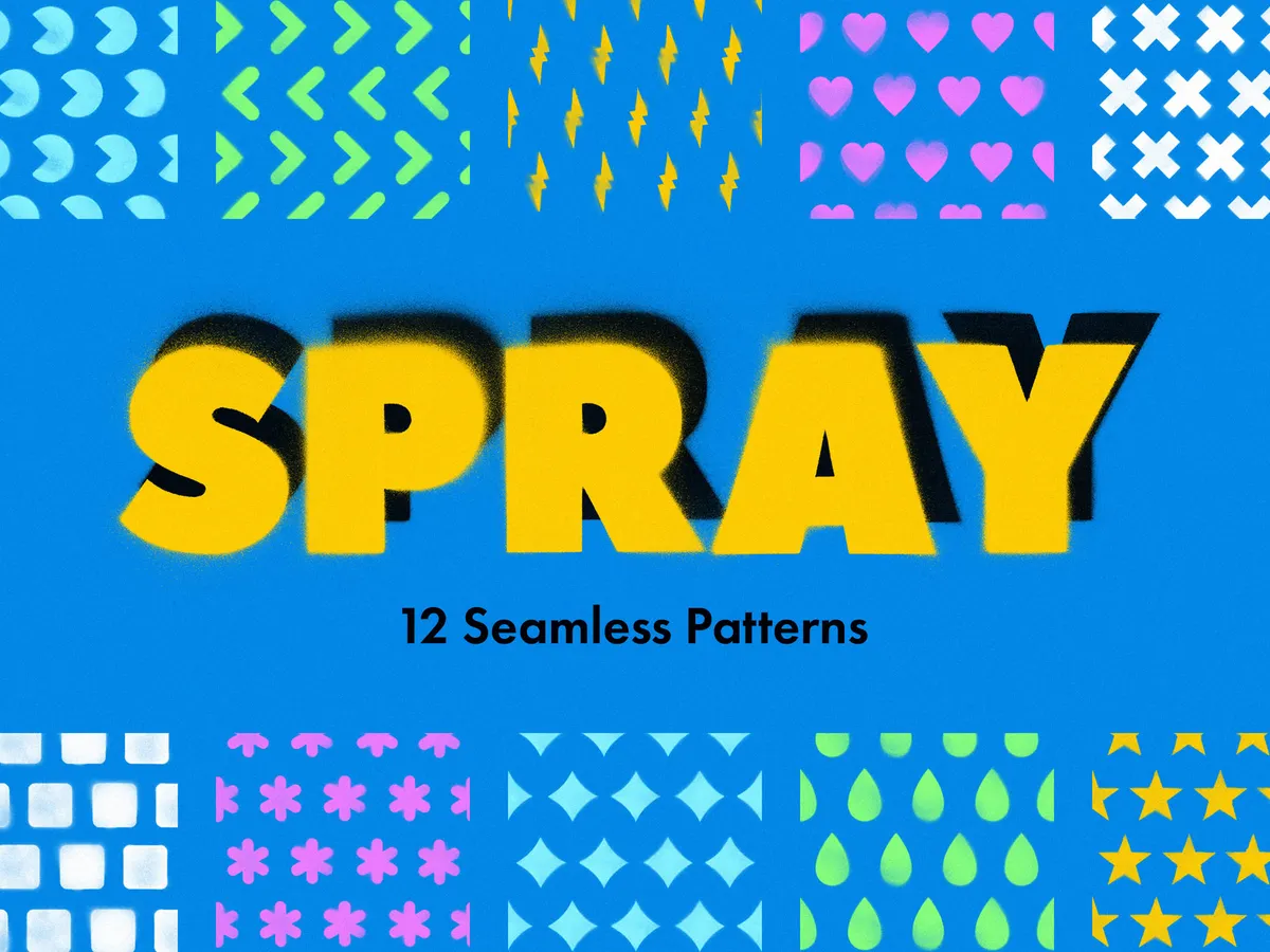 Spray Seamless Patterns