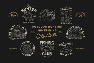 Hunting and Fishing Illustrations