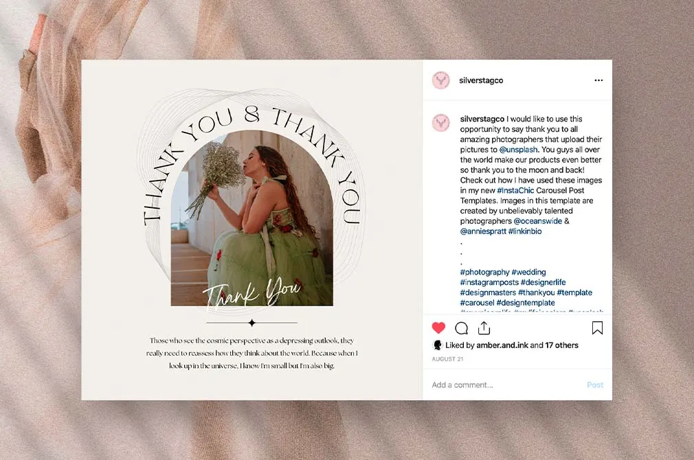 Blanche — Chic Canva Instagram Posts