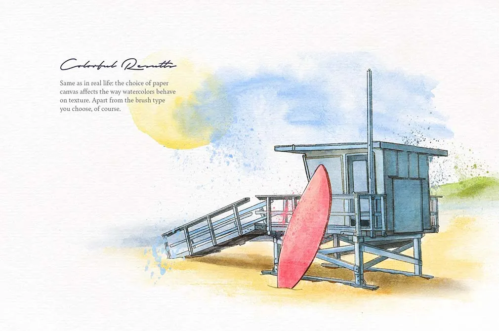 Sketching Watercolor Procreate Brushes