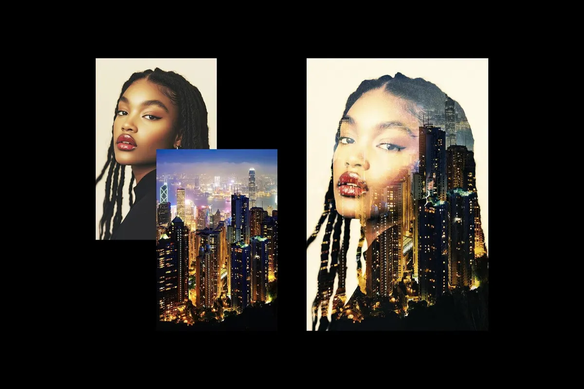 Double Exposure Template Effect