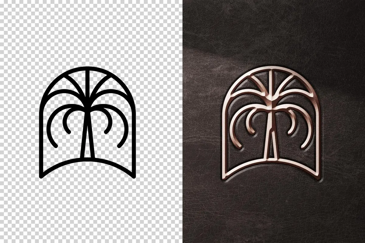 Metal Engraving Mockup