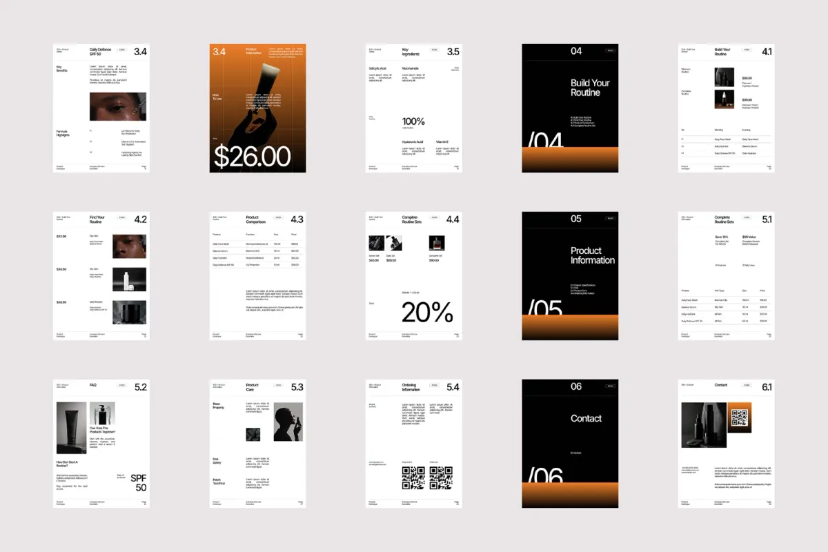 Greega — Editorial Self-Care Catalog Template (InDesign)