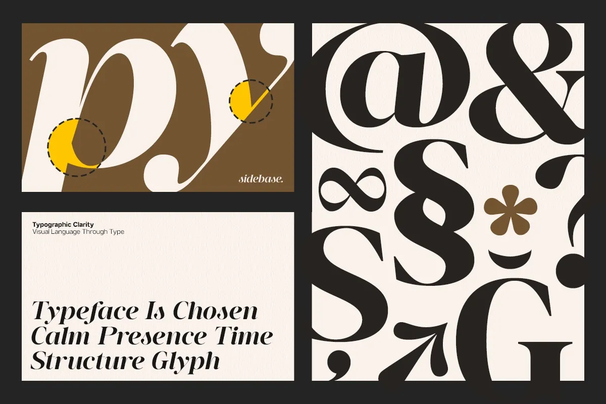 GC Backside Valley Elegant Modern Font