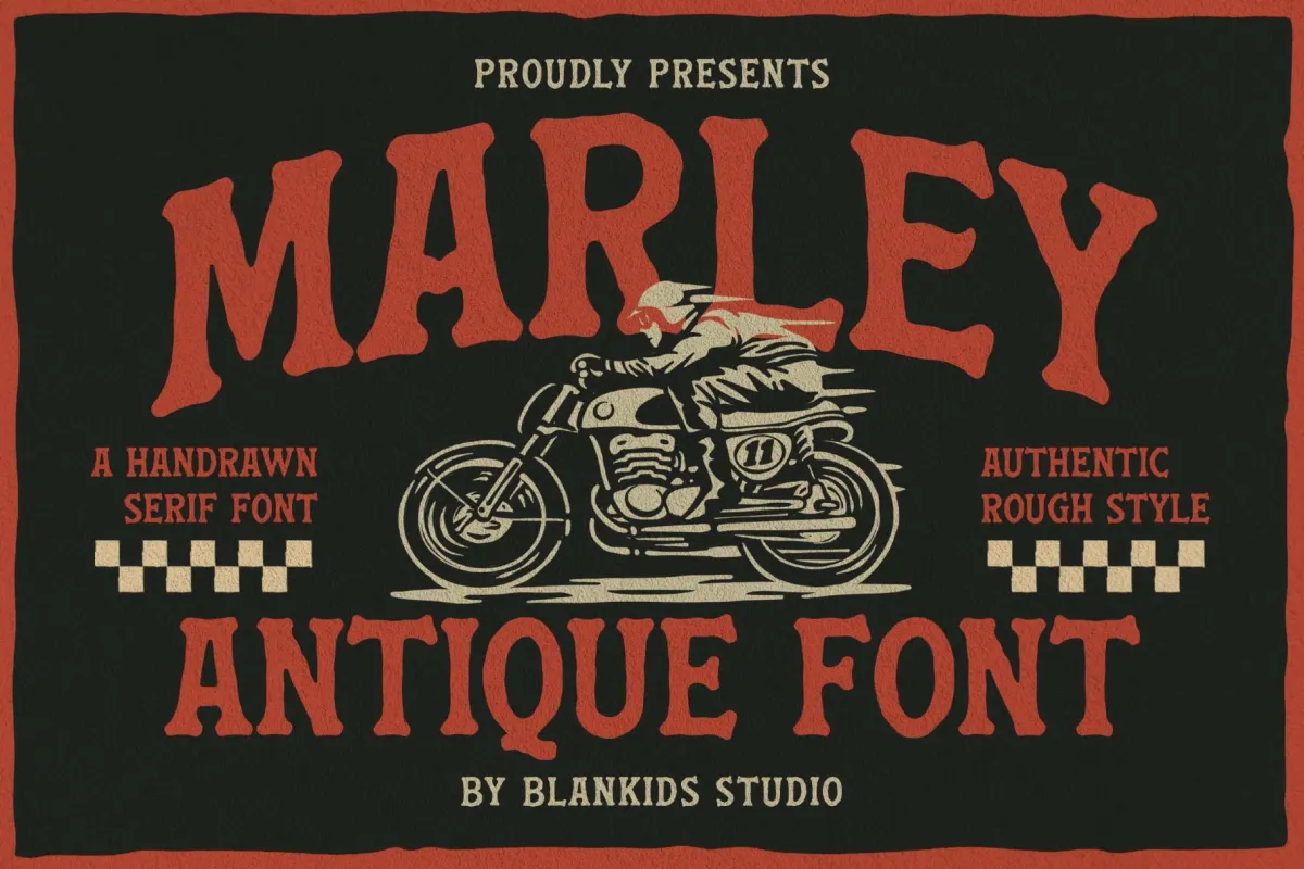 Marley Antique - Vintage Handdrawn Serif Font