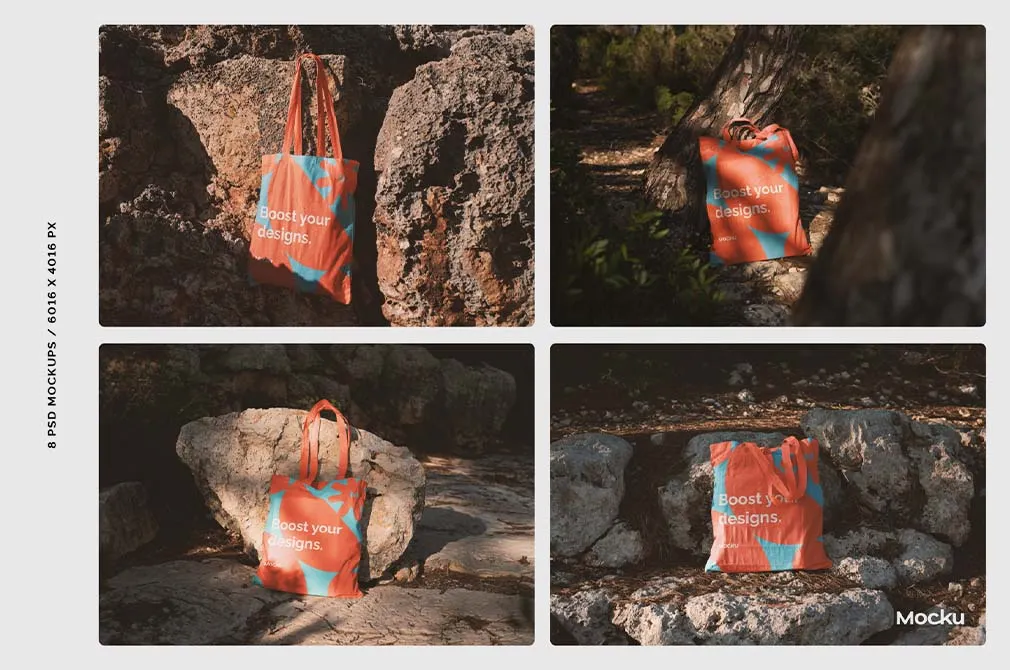 Summer Tote Bag Mockups Collection