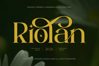 Riolan - Elegant Luxury Serif Font