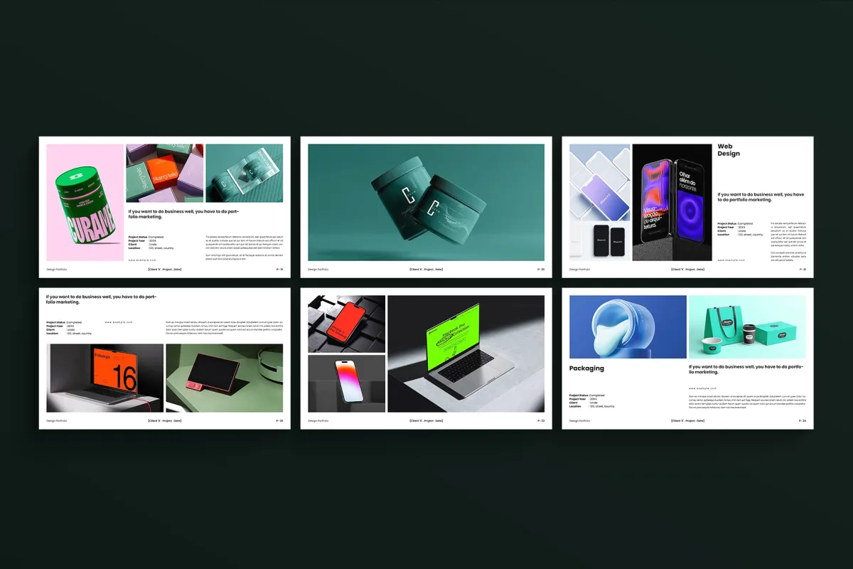 Graphic Design Portfolio Presentation Template