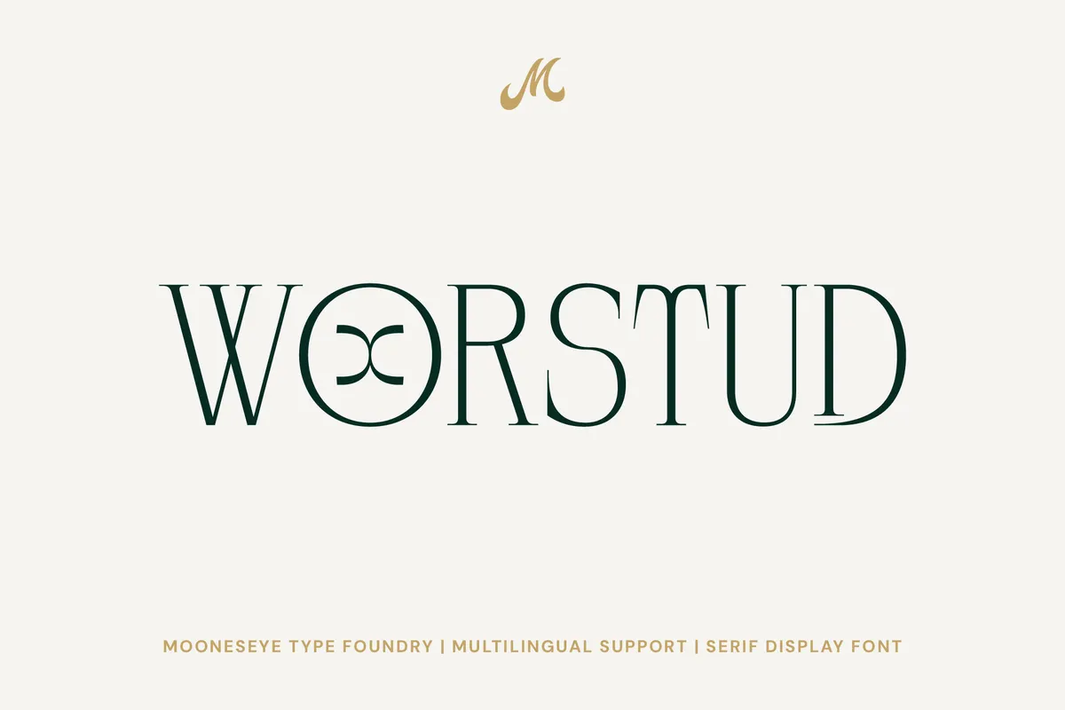 Worstud - Luxury Serif Display Font