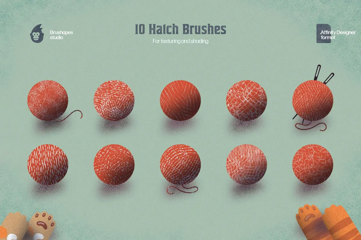 Hatch Master Affinity Designer Brushes