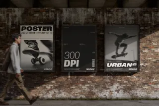 Outdoor Urban Poster Mockup
