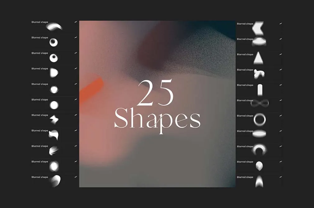 Grainy Stamp Procreate Brushes
