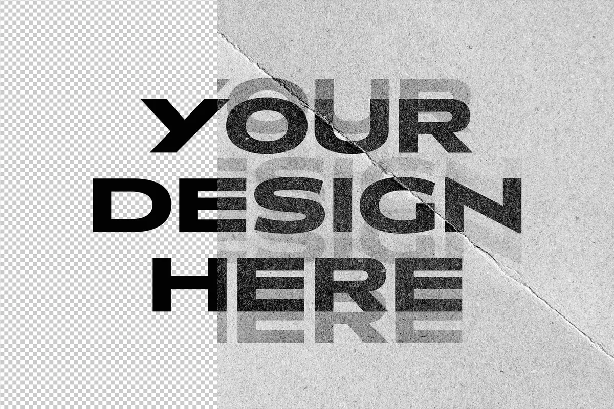 Bad Print Text & Logo Effect