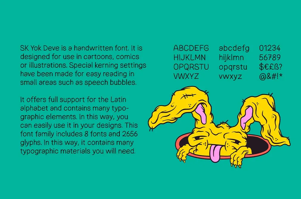 SK Yok Deve Font