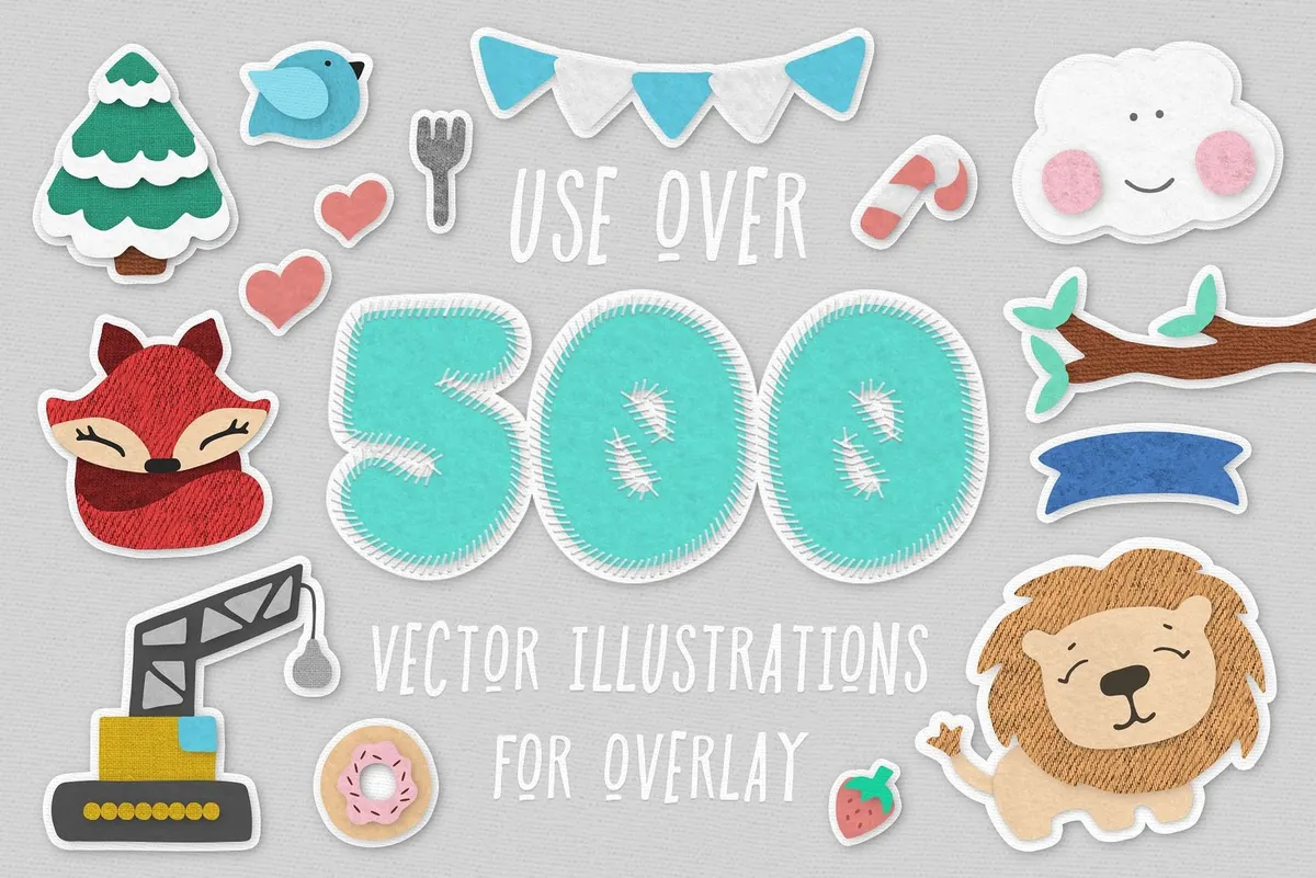 Fabric Kingdom Illustrator Graphic Styles