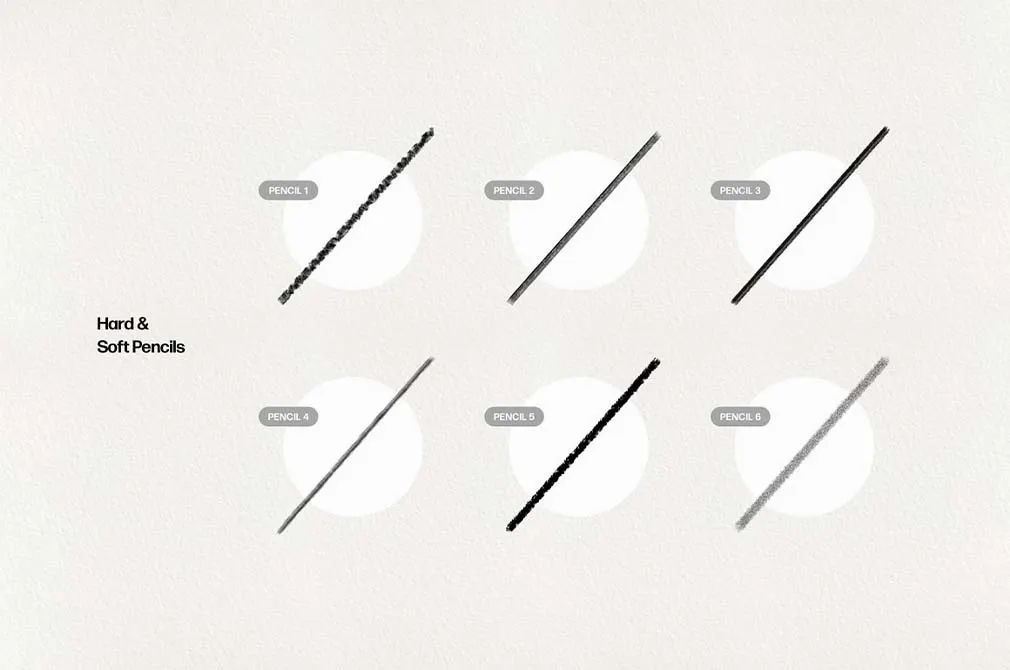 Pencil Photoshop Brushes