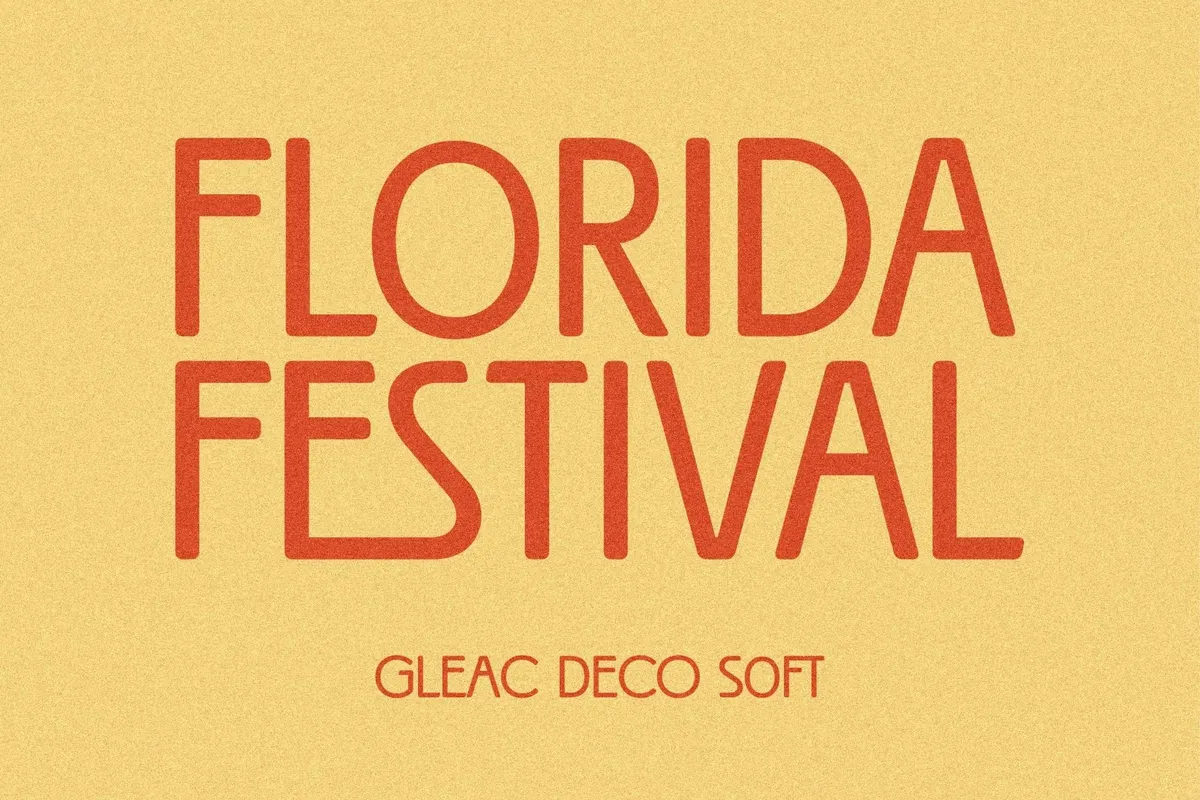 Gleac HF – Art Deco Display Font (4 Styles)