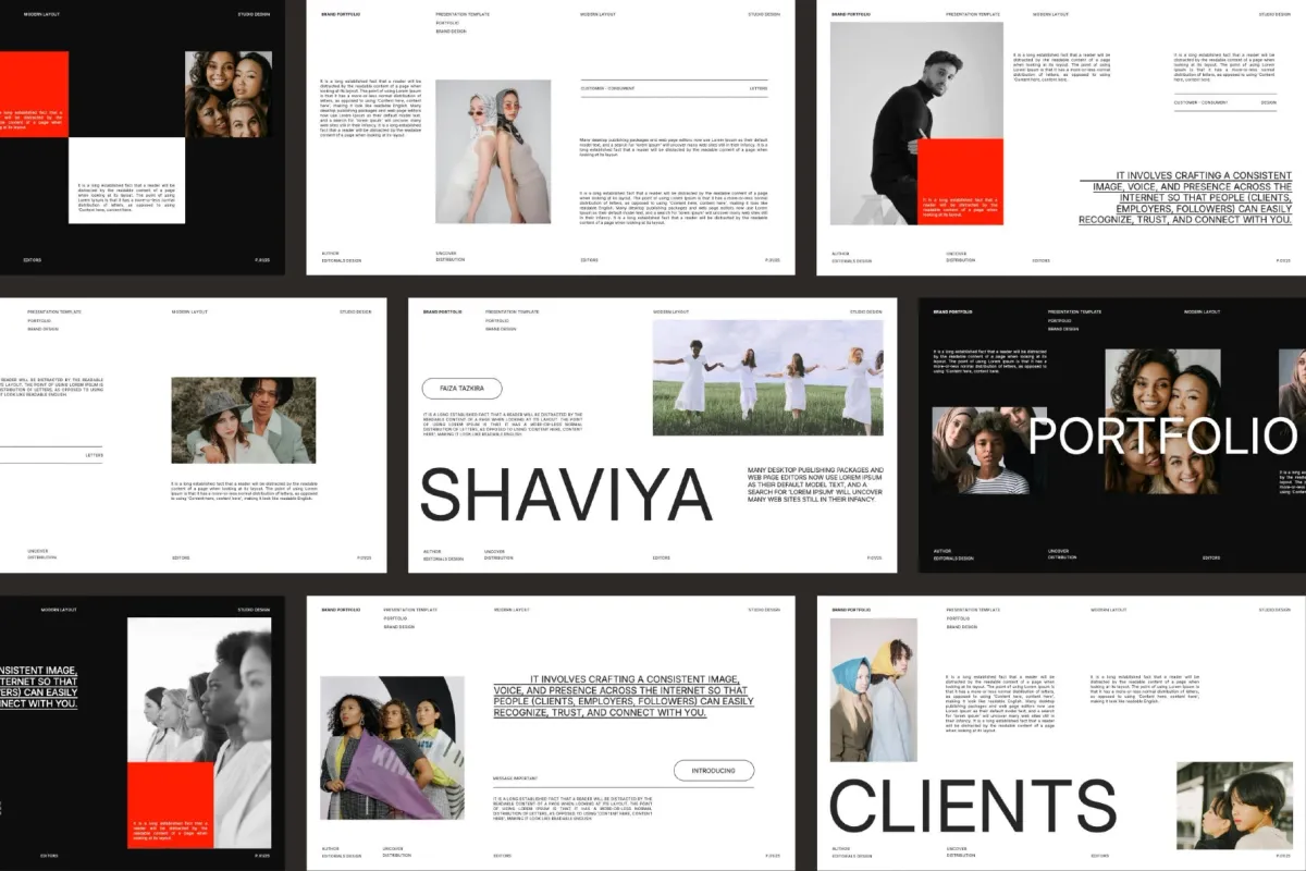 Keynote Fashion Presentation Template – Shaviya