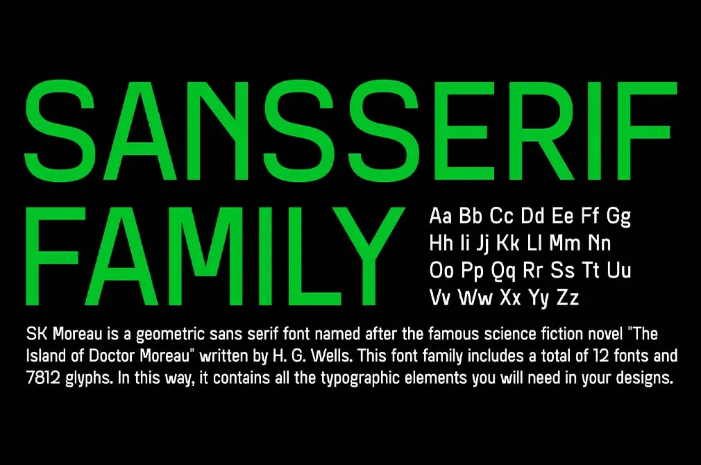 SK Moreau Font Family