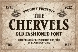 Chervels - Old Fashioned Font
