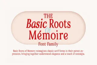 Basic Roots - Elegant Vintage Serif Font Family