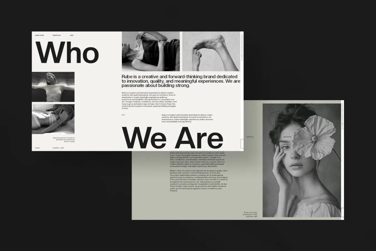 RUBE - Fashion Brand Proposal Template