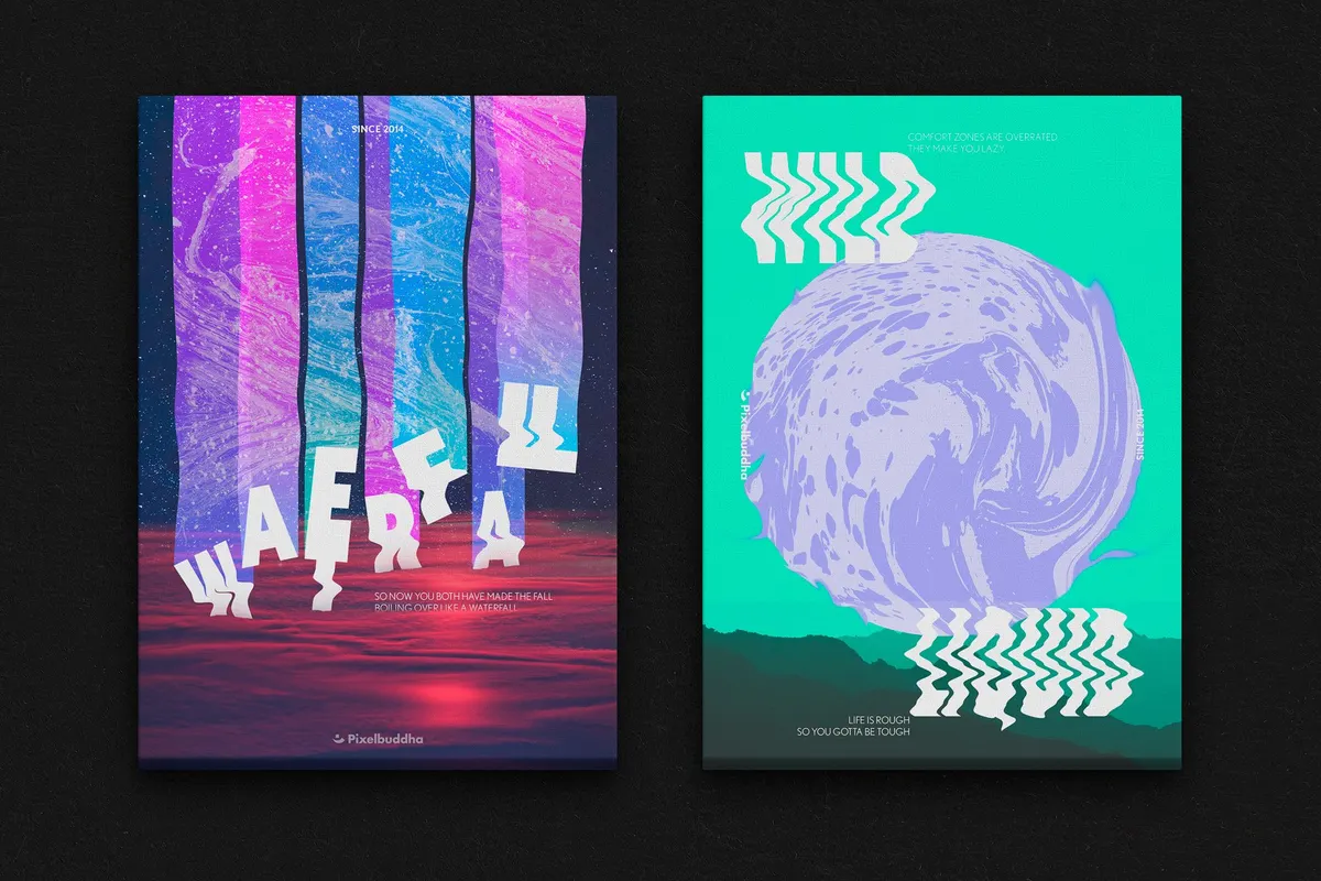 Transmission Warp Text Effects