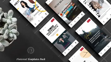 Pinterest Social Media Templates
