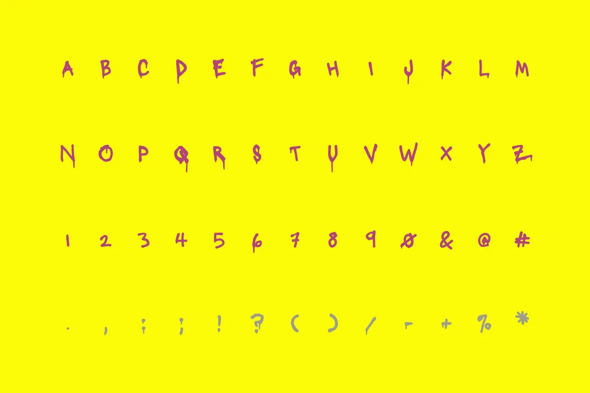Lacquer - Free Dripping Marker Font
