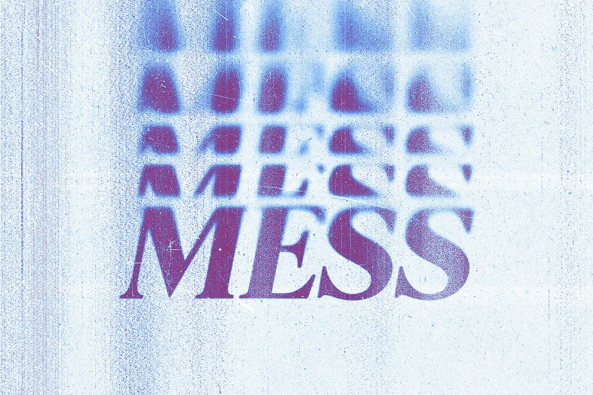 Printed Mess Text & Logo Effects Collection