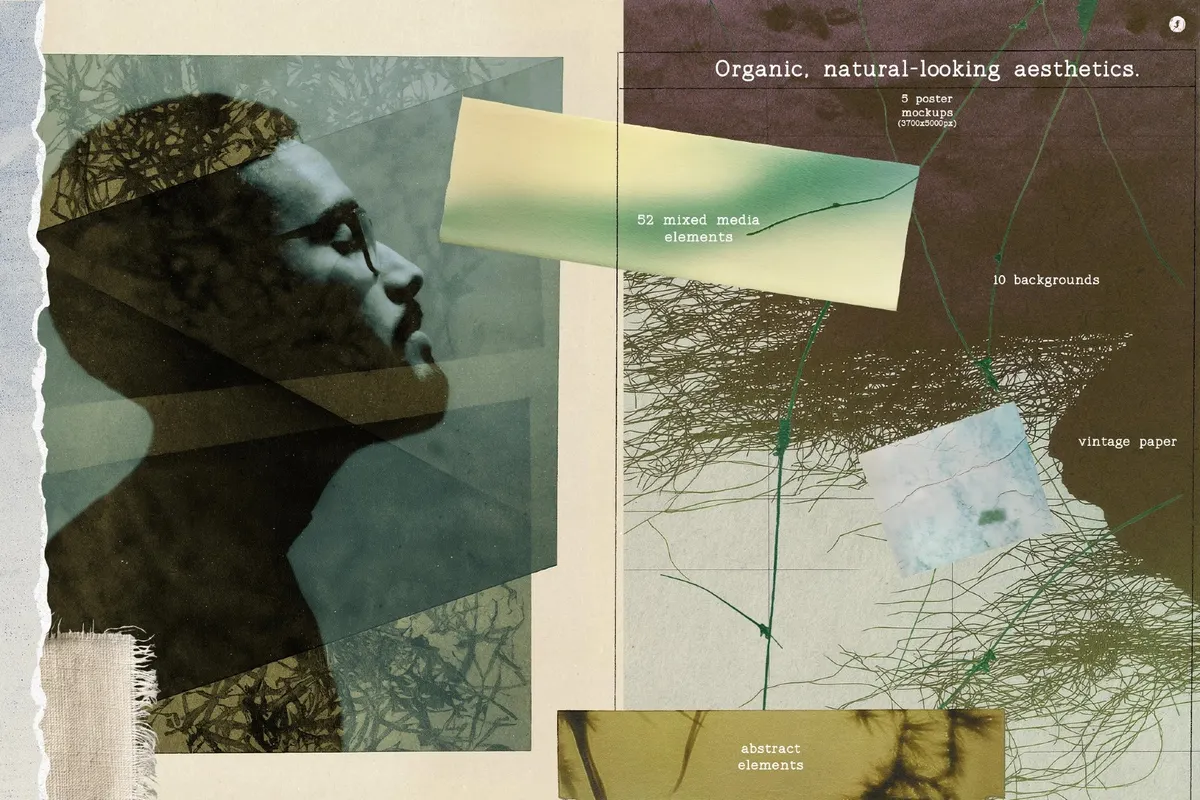 Mixed Media Poster Collage Kit