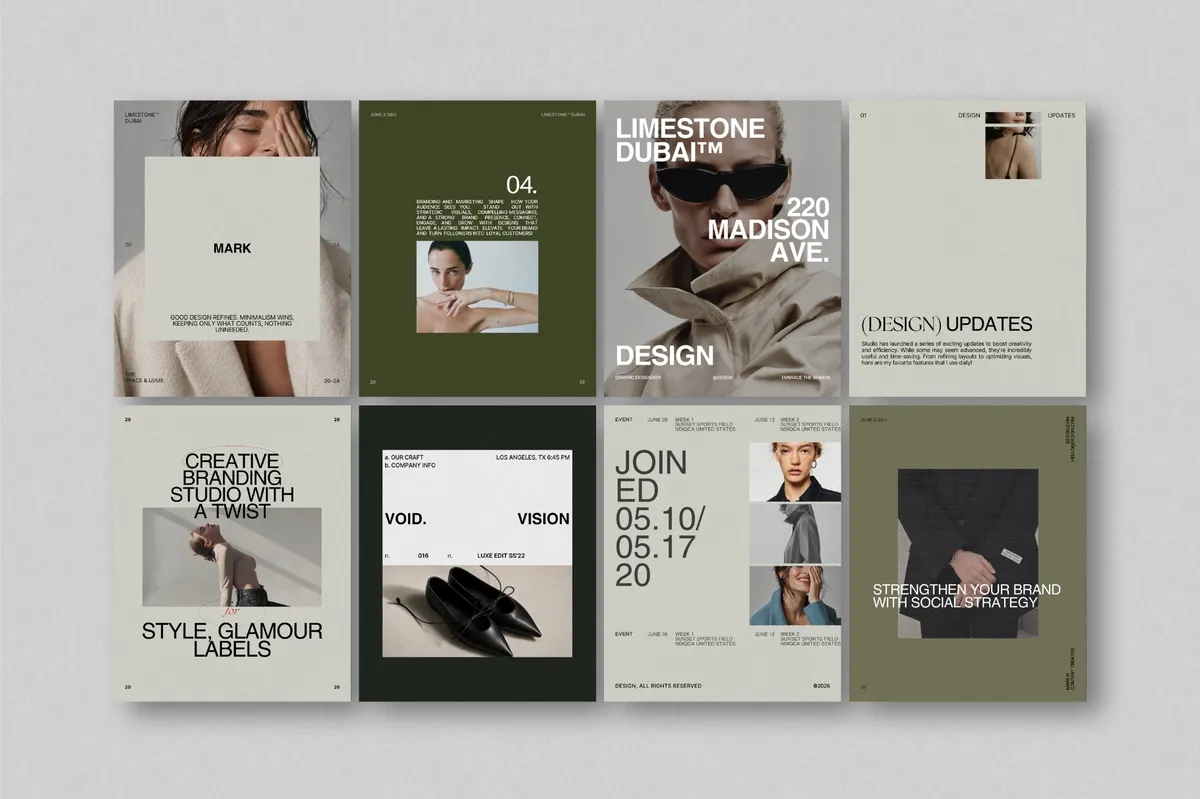 ZAVI Instagram Post & Story Templates for Canva Vol.2