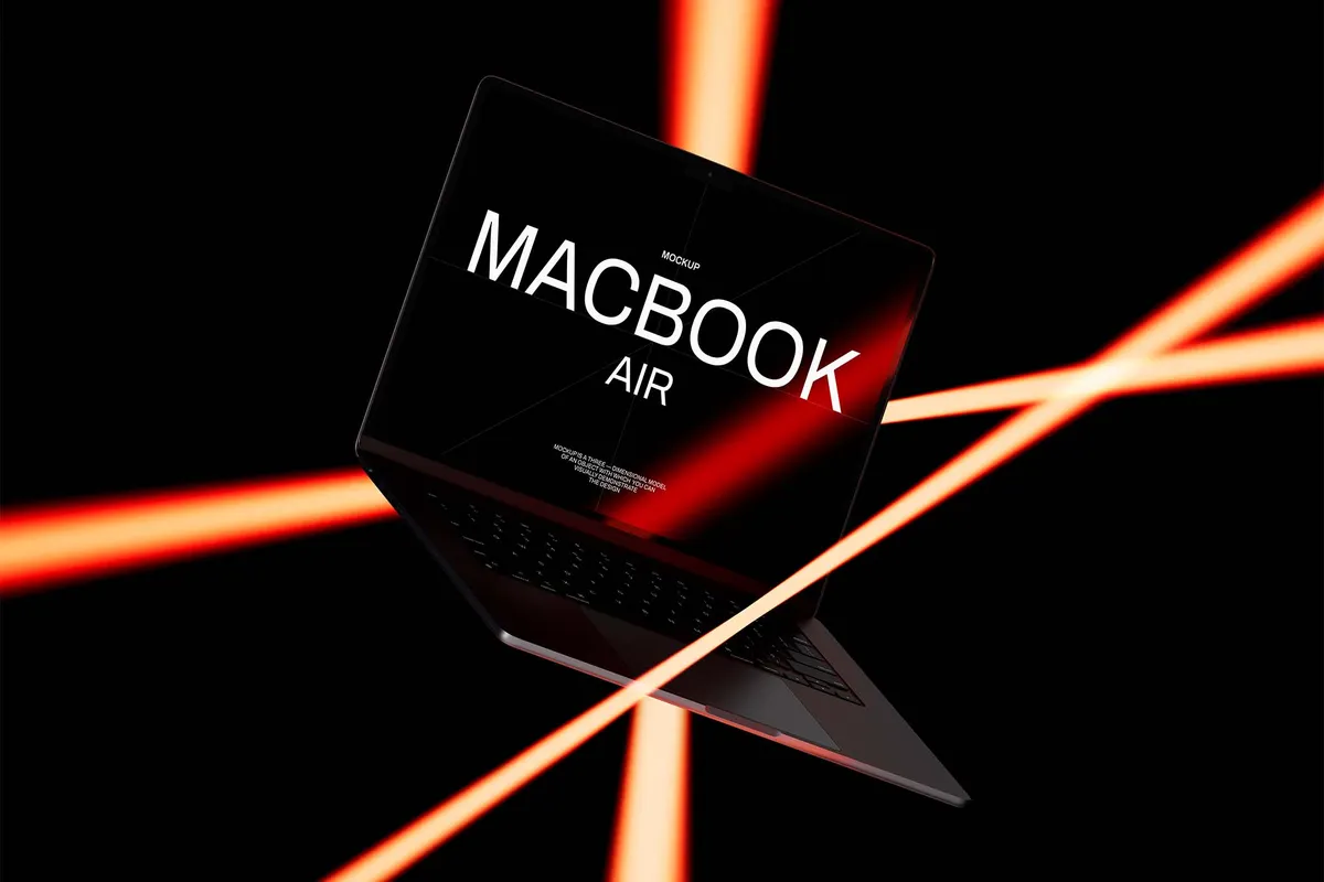 MacBook Air M2 Mockup