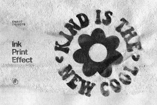 Ink Print Text Effect