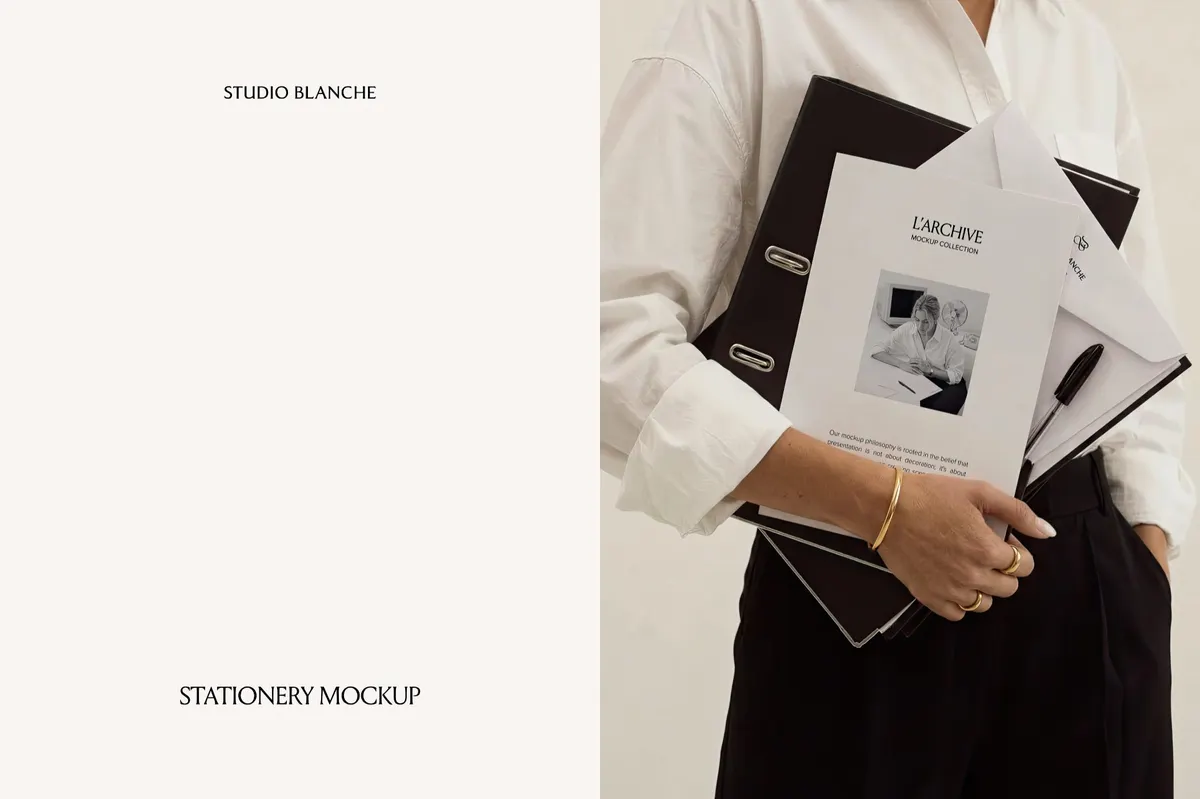 A4 Card & Envelope Mockup