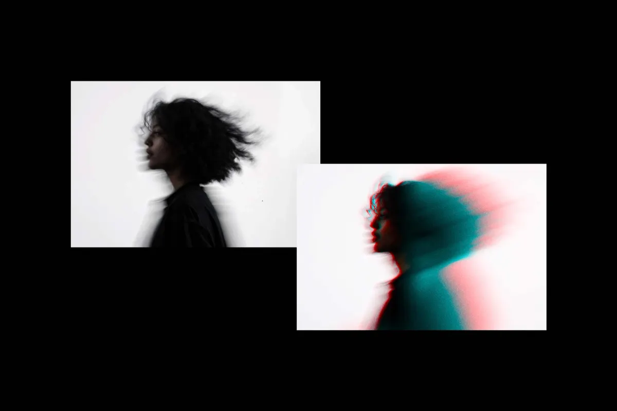 Glitch Motion Photo Effect