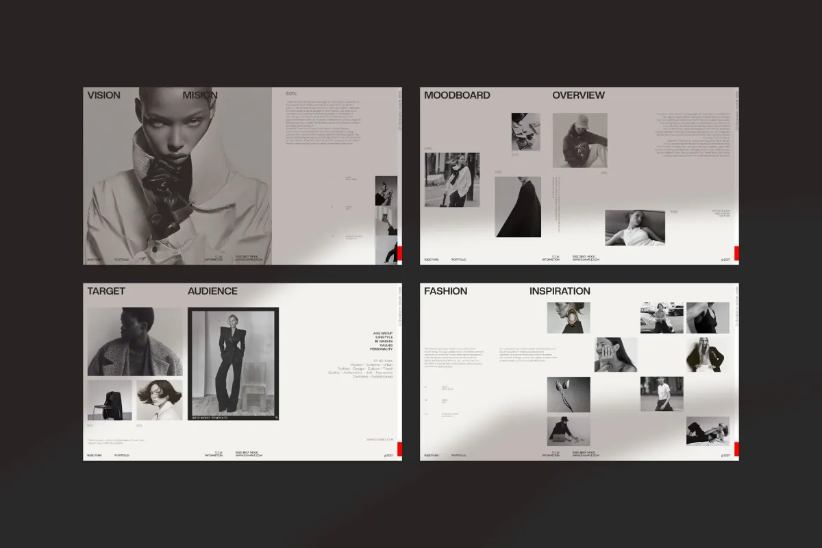 RUBE - Fashion Brief Presentation Template