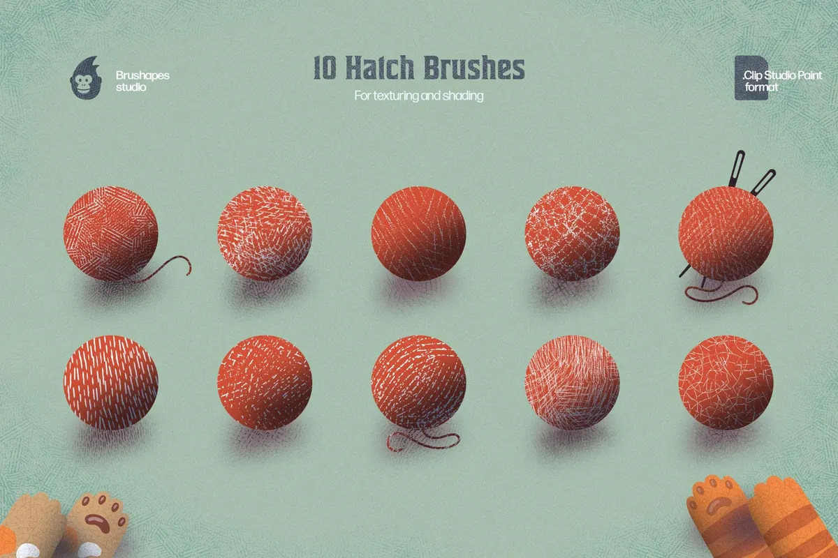 Hatch Master Clip Studio Brushes