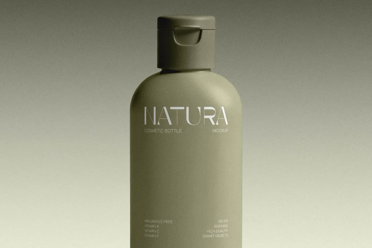 Cosmetic Bottle Mockup