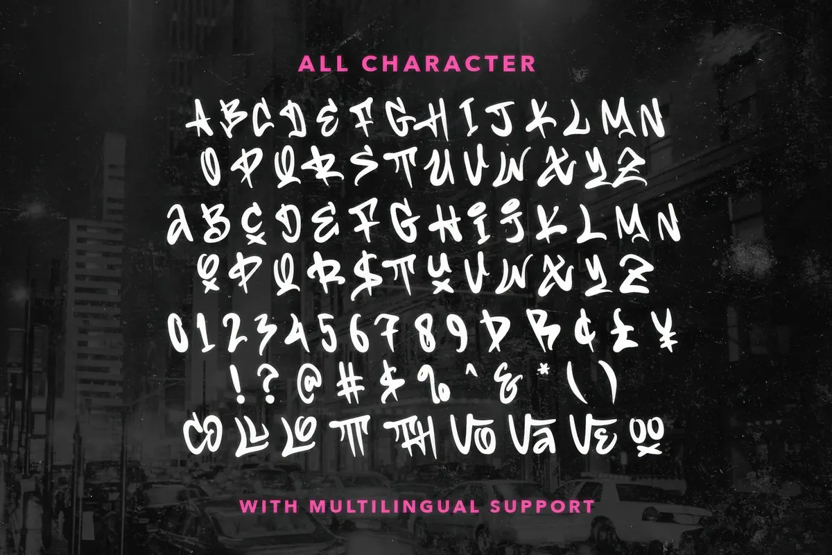 Black Discord — Graffiti Font