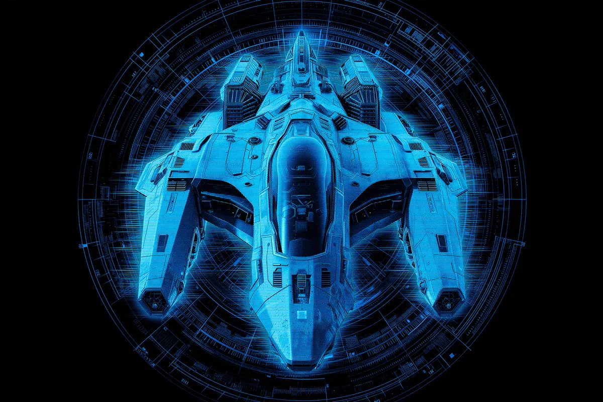 HUD Hologram Photo Effect