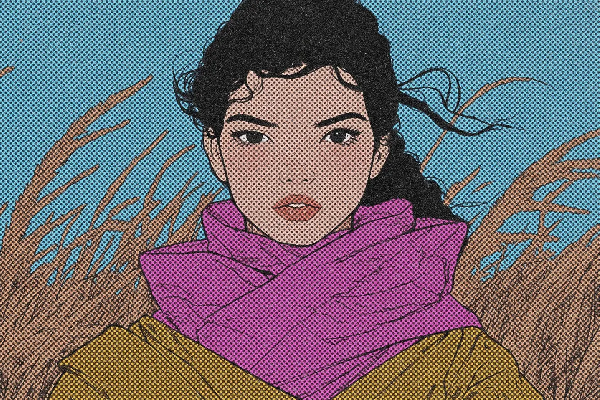 Comic Halftone Print Effect
