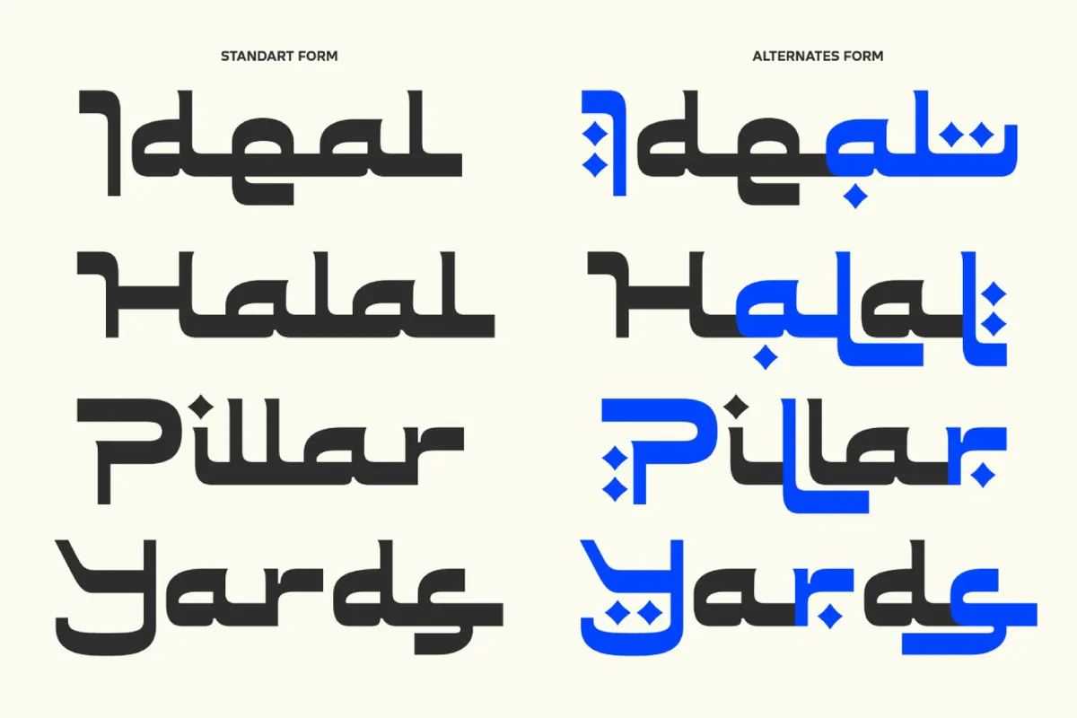 Serunya Ramadhan - Arabic Style Font