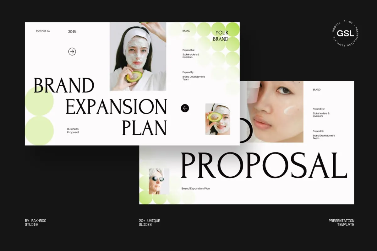 Google Slides Aesthetic Brand Proposal Template