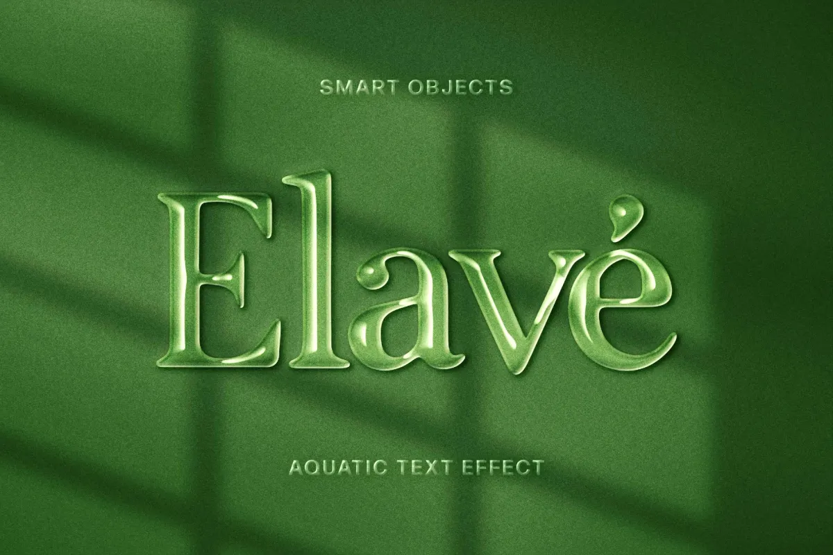 Aquatic Text Effect