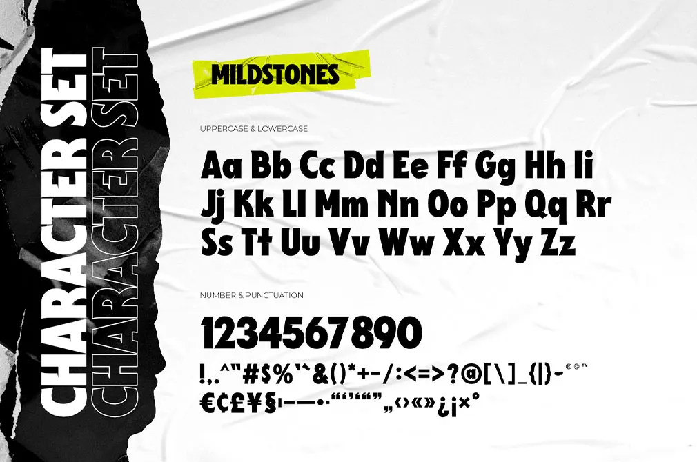 Mildstones — Modern Bold Sans