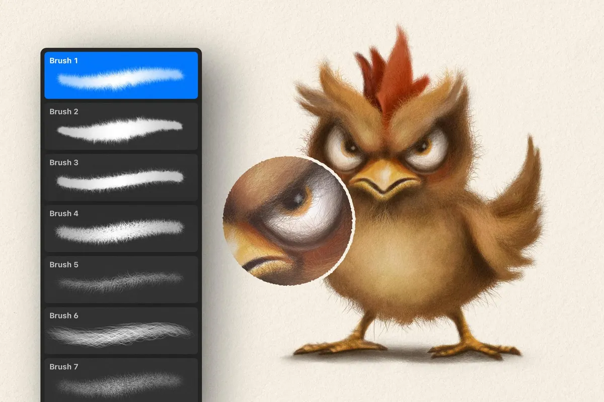 Fur Procreate Brushes