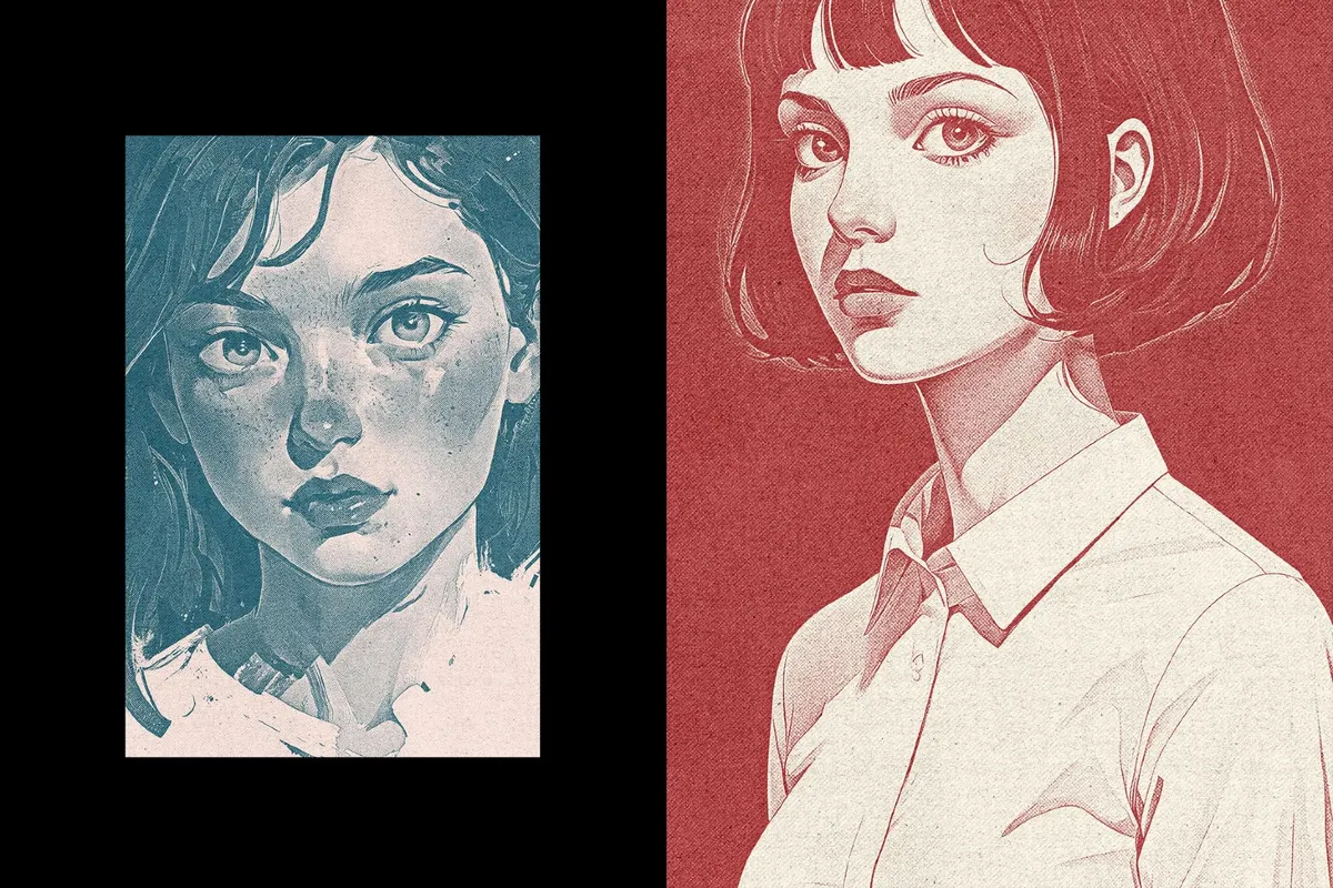 Faded Print Photo Effect