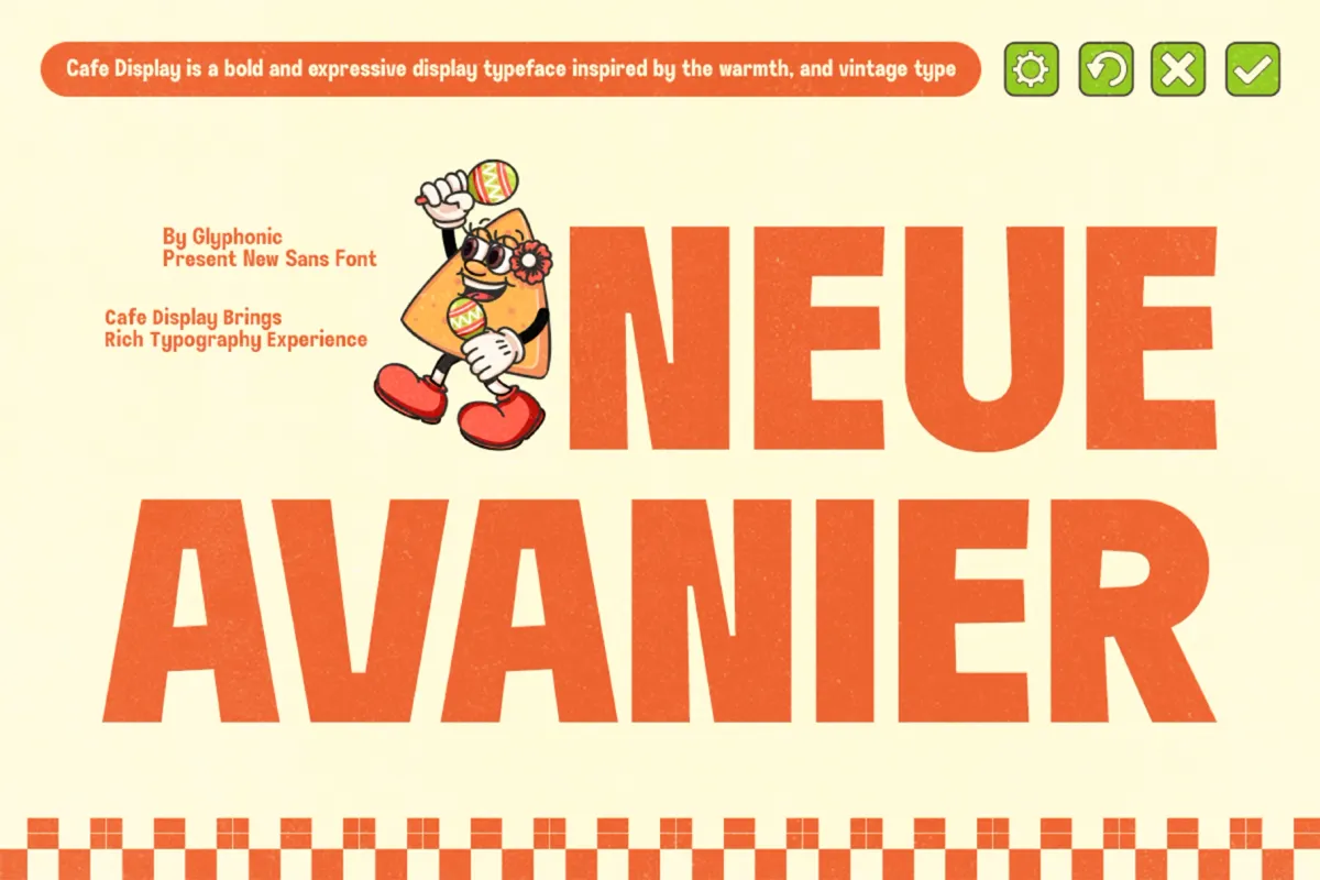 GC Neue Avenier - Bold Display Sans Font