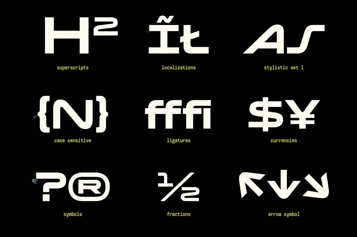 403 Mokino — Hi-Tech Futuristic Display Font